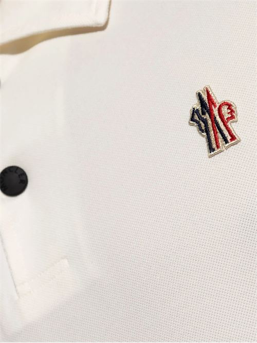 Polo with logo patch Moncler Grenoble | 978A000-0189AVZ034